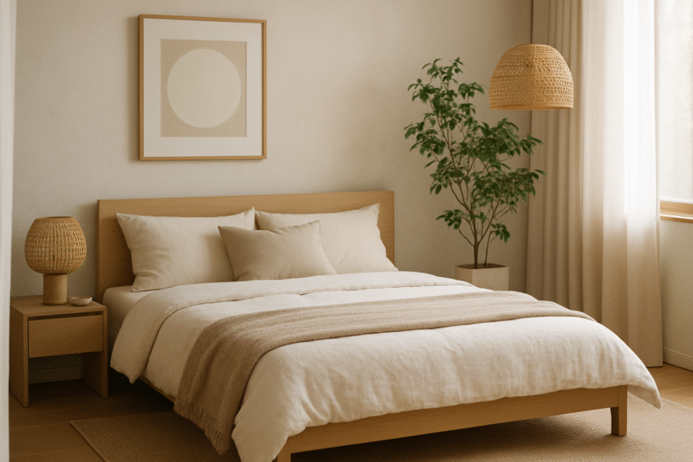 Jak urządzić sypialnię w stylu japandi by stała się twoją oazą spokoju