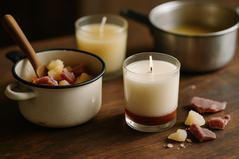 Jak zrobić świeczki z resztek wosku DIY