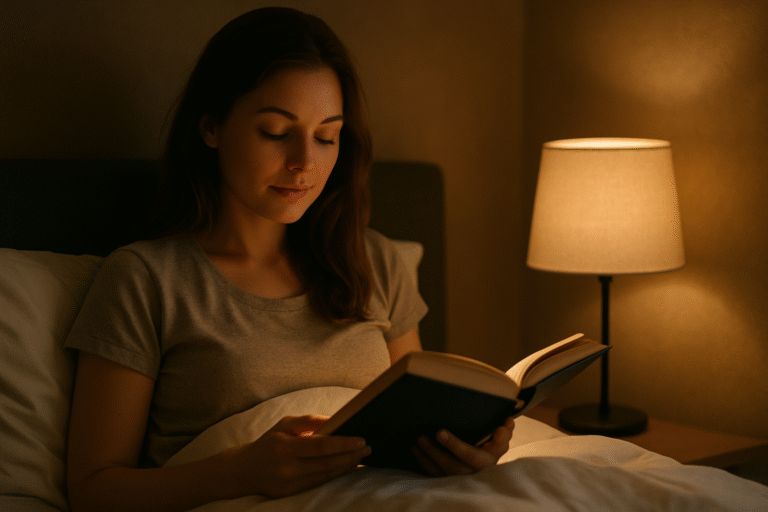 Wieczorna rutyna bez ekranu przed snem poprawia jakość snu
