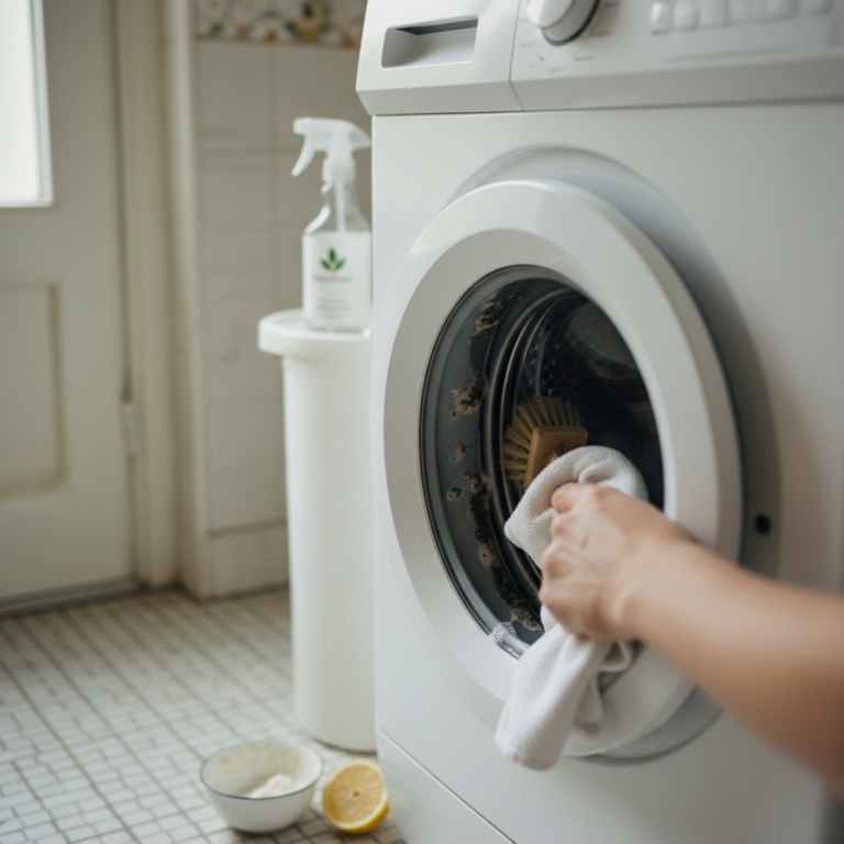 Jak skutecznie wyczyścić uszczelkę pralki bez demontażu