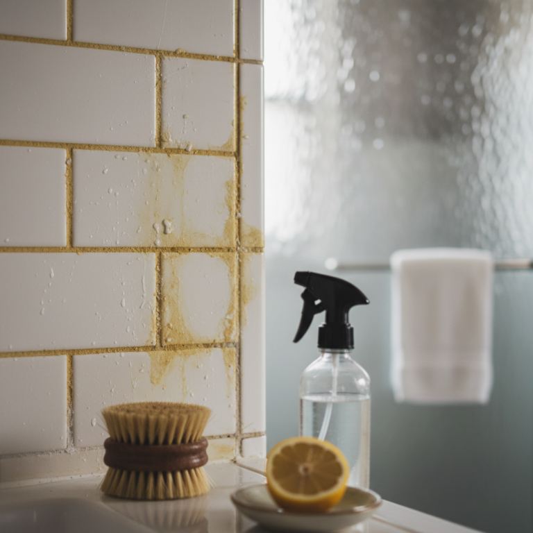 Dlaczego fugi żółkną przy twardej wodzie i jak temu zapobiec