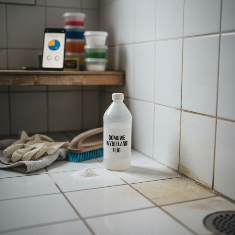 Ile kosztuje domowe wybielanie fug w małej łazience w 2026 roku