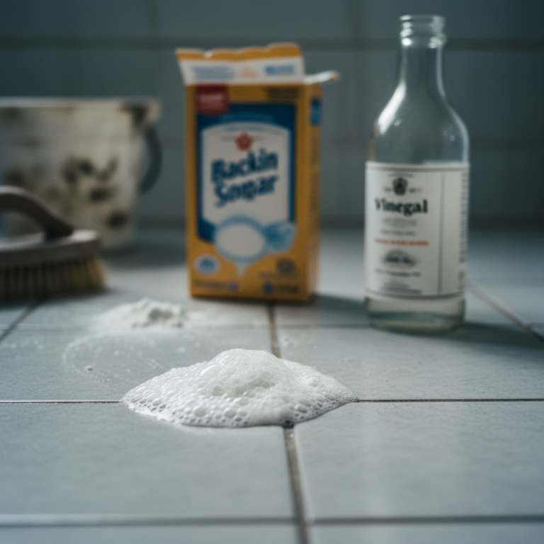 Czy można mieszać sodę i ocet na fugach